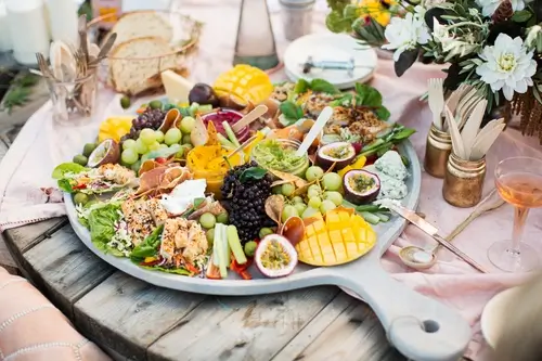 grazing platters and boards by local caterers